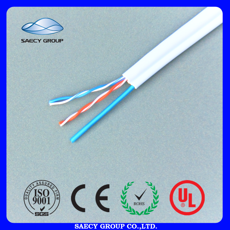 2 pair of self-supporting telephone cable